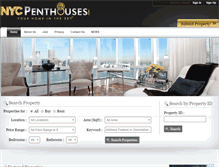 Tablet Screenshot of nycpenthouses.com